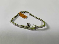 18 krt witgouden armband - afbeelding 3 van  4