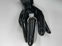 18 krt. witgouden ring met 3,06 crt. diamant - afbeelding 4 van  13