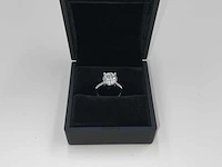 18 krt. witgouden ring met 3,06 crt. diamant - afbeelding 5 van  13