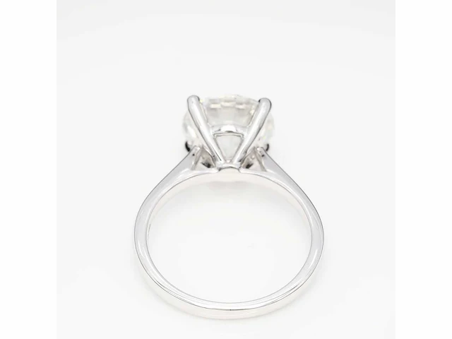 18 krt. witgouden ring met 3,06 crt. diamant - afbeelding 13 van  13