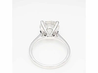 18 krt. witgouden ring met 3,06 crt. diamant - afbeelding 13 van  13