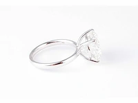 18 krt. witgouden ring met 8,01 crt. diamant - afbeelding 5 van  7