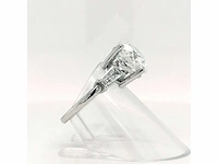 18 krt. witgouden ring met diamant 6,01 crt. - afbeelding 2 van  11