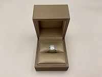 18 krt. witgouden ring met diamant 6,01 crt. - afbeelding 1 van  11