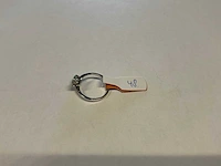 18 krt witgouden ring - afbeelding 2 van  3