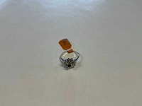 18 krt witgouden ring - afbeelding 1 van  3