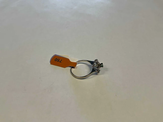 18 krt witgouden ring - afbeelding 3 van  3
