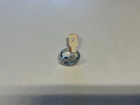 18 krt witgouden ring - afbeelding 1 van  3