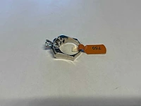 18 krt witgouden ring - afbeelding 2 van  4