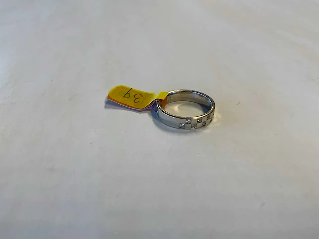 18 krt witgouden ring - afbeelding 2 van  4