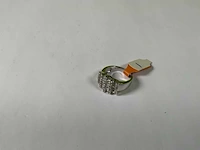 18 krt witgouden ring - afbeelding 1 van  4