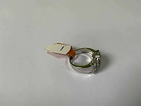 18 krt witgouden ring - afbeelding 2 van  4