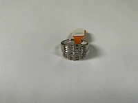 18 krt witgouden ring - afbeelding 3 van  4