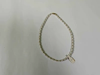 18 krt zoetwater parelcollier ketting - afbeelding 1 van  3