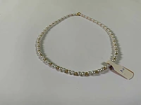 18 krt zoetwater parelcollier ketting - afbeelding 2 van  3