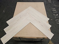 18 m2 pvc spc click visgraat - 750 x 150 x 6,5 mm - afbeelding 3 van  3