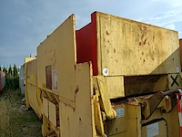 18 m3 haakarm afzet perscontainer, husmann, geel, 2009 - afbeelding 2 van  11