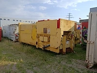 18 m3 haakarm afzet perscontainer, husmann, geel, 2009 - afbeelding 1 van  11