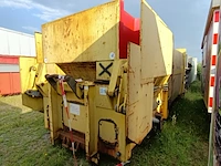 18 m3 haakarm afzet perscontainer, husmann, geel, 2009 - afbeelding 4 van  11