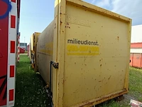 18 m3 haakarm afzet perscontainer, husmann, geel, 2009 - afbeelding 5 van  11
