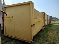18 m3 haakarm afzet perscontainer, husmann, geel, 2009 - afbeelding 6 van  11