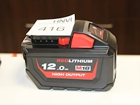 18 volt accu milwaukee m18 hb12 12.0 ah - afbeelding 1 van  2
