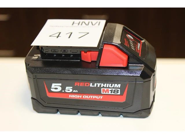 18 volt accu milwaukee m18 hb5.5 5.5 ah - afbeelding 1 van  2