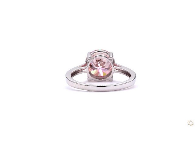 18 witgouden ring met 3,02 crt. diamant - afbeelding 6 van  6