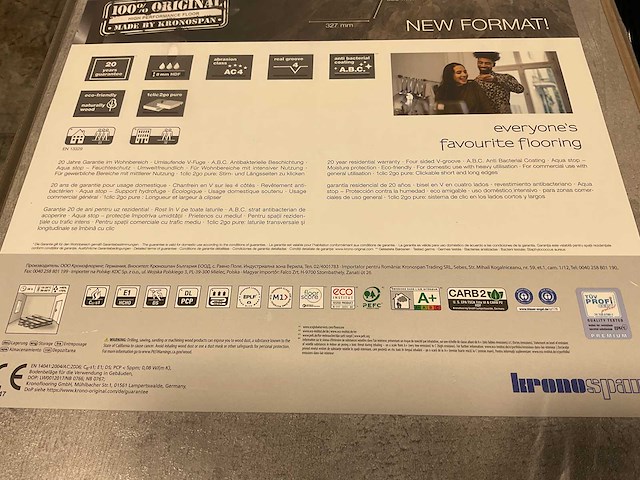 18,2m² krono impressions kliklaminaat crosstown traffic - afbeelding 7 van  9