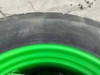 18.4r38 good year super traction radial banden met velg (2x) - afbeelding 4 van  13