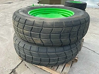 18.4r38 good year super traction radial banden met velg (2x) - afbeelding 1 van  13