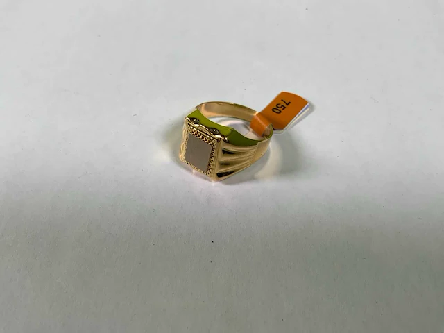 18karaats geelgouden ring - afbeelding 1 van  3