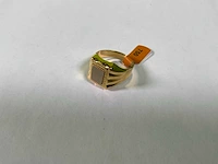 18karaats geelgouden ring - afbeelding 1 van  3
