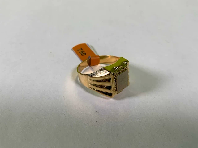 18karaats geelgouden ring - afbeelding 2 van  3
