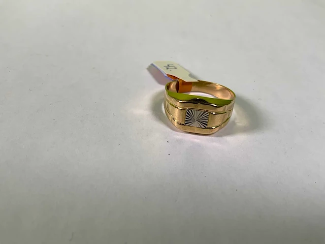 18karaats geelgouden ring - afbeelding 2 van  2