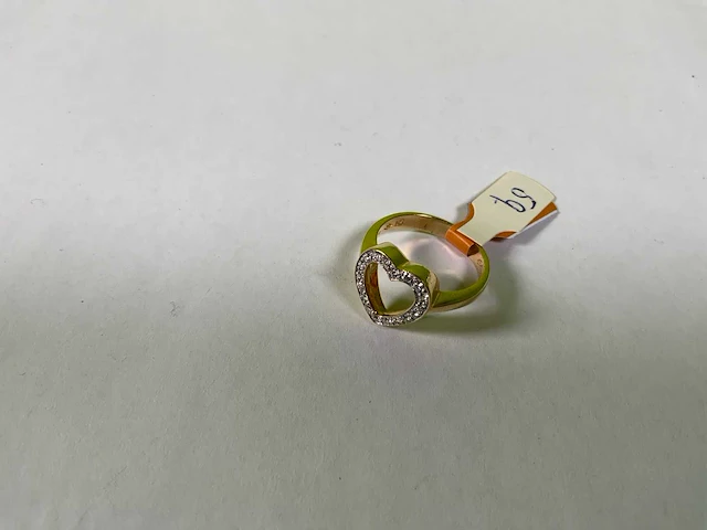 18karaats geelgouden ring - afbeelding 1 van  3