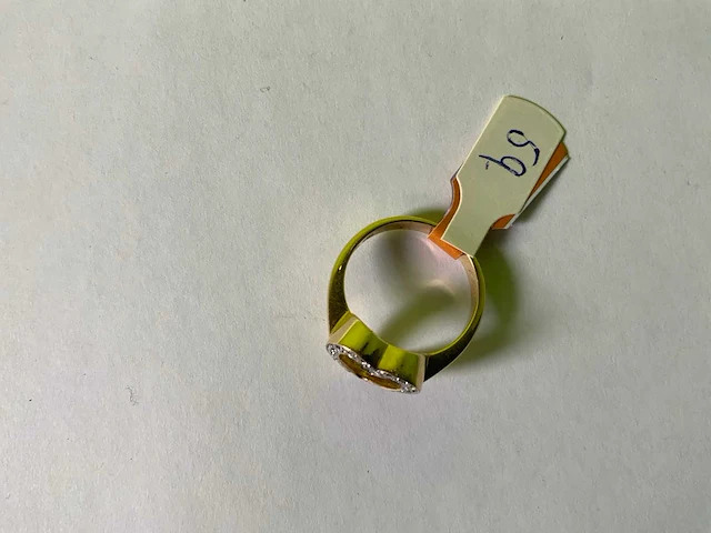 18karaats geelgouden ring - afbeelding 2 van  3