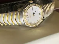 18kt gouden dames horloge - ebel sportwave diamanten model van €4900,00 - afbeelding 7 van  8
