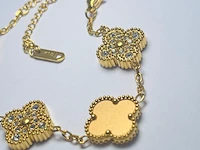 18kt gp alhambra armband - afbeelding 1 van  2