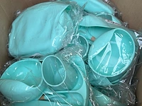 18x baby eetset 5-delig turquoise - afbeelding 4 van  4