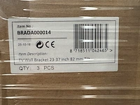 18x tv muurbeugel 23-37" 82 mm kantelbaar sam creative, brada000014 - afbeelding 4 van  4
