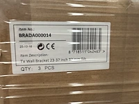 18x tv muurbeugel 23-37" 82 mm kantelbaar sam creative, brada000014 - afbeelding 4 van  4