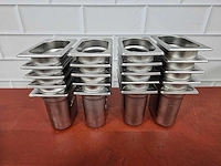 1/9 - rvs gastronormbak (20x) - afbeelding 1 van  4