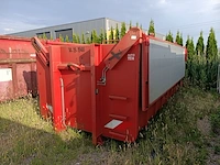 19 m3 haakarm afzetcontainer met milieu kleppen, buitenhuis, 2014 - afbeelding 2 van  9