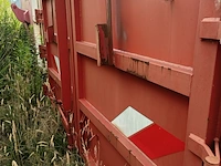 19 m3 haakarm afzetcontainer met milieu kleppen, buitenhuis, 2014 - afbeelding 6 van  9