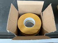 19 mm x 50 m rol dubbelzijdig tape (8x) - afbeelding 1 van  3