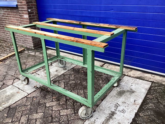 190x100x110 cm transportkar zwaarlast - afbeelding 1 van  4