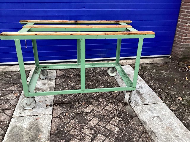 190x100x110 cm transportkar zwaarlast - afbeelding 2 van  4