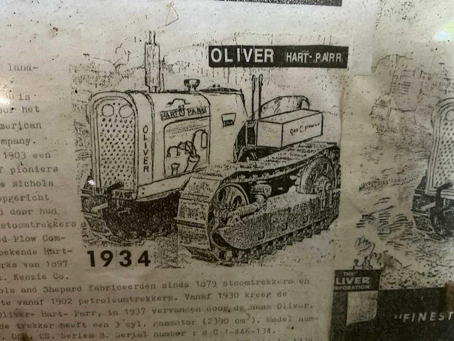 1934 oliver rupsbandtractor - afbeelding 14 van  22