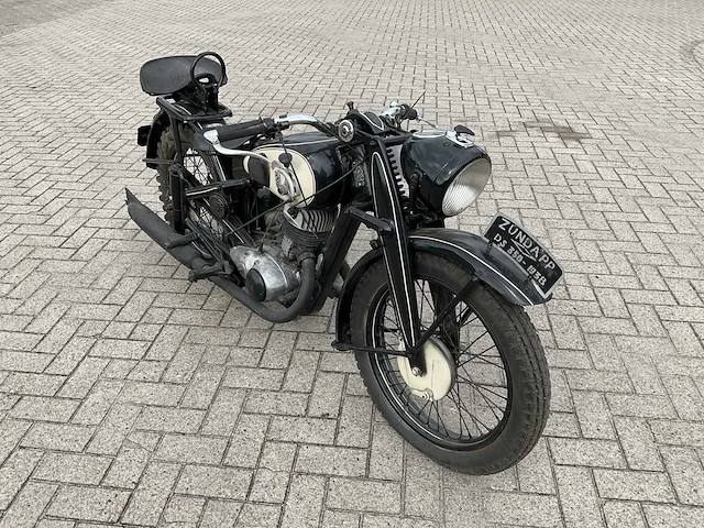 1938 zundapp ds350 motorfiets - scherpenzeel - afbeelding 12 van  23